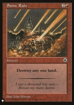 Stone Rain - The List (Common)