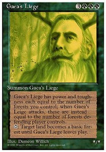 Gaea's Liege - Fourth Edition (Rare)