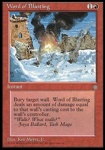 Word of Blasting - Ice Age (Uncommon)