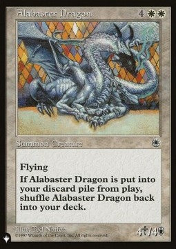 Alabaster Dragon - The List (Rare)