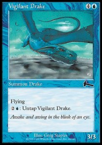 Vigilant Drake - Urza's Legacy (Common) [ULG-46]