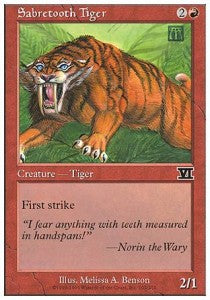 Sabretooth Tiger - Sixth Edition (Common) [6ED-203]