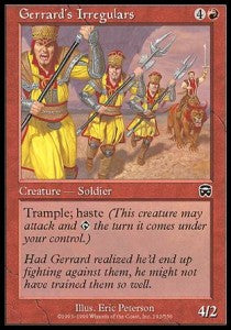 Gerrard's Irregulars - Mercadian Masques (Common) [MMQ-192]
