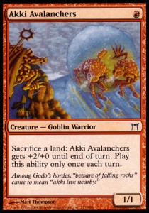 Akki Avalanchers - Champions of Kamigawa (Common) [CHK-151]