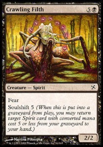 Crawling Filth - Betrayers of Kamigawa (Common) [BOK-64]