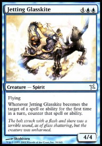 Jetting Glasskite - Betrayers of Kamigawa (Uncommon) [BOK-38]