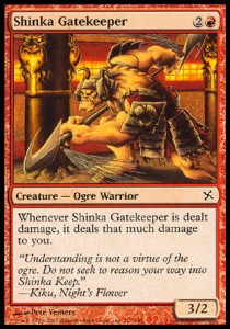 Shinka Gatekeeper - Betrayers of Kamigawa (Common) [BOK-117]