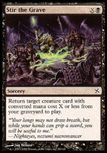 Stir the Grave - Betrayers of Kamigawa (Common) [BOK-85]