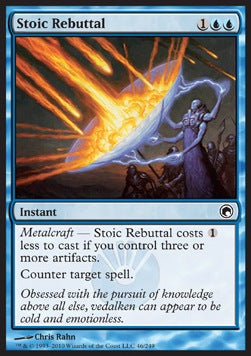Stoic Rebuttal - Scars of Mirrodin (Common) [SOM-46]