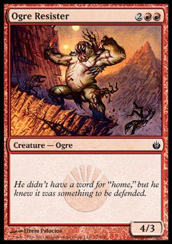 Ogre Resister - Mirrodin Besieged (Common) [MBS-72]