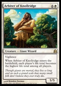 Arbiter of Knollridge - Commander (Rare) [CMD-6]