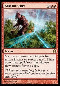 Wild Ricochet - Commander (Rare) [CMD-139]