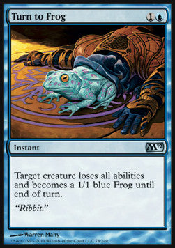 Turn to Frog - Magic 2012 (Uncommon) [M12-78]