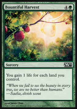 Bountiful Harvest - Magic 2012 (Common) [M12-166]