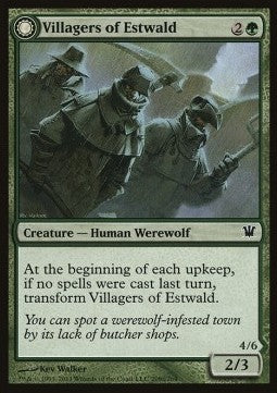 Villagers of Estwald / Howlpack of Estwald - Innistrad (Common) [ISD-209]