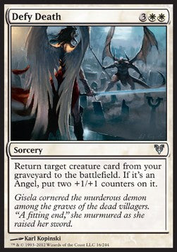 Defy Death - Avacyn Restored (Uncommon) [AVR-16]
