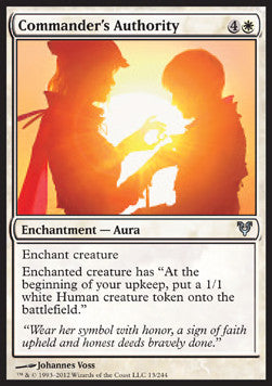 Commander's Authority - Avacyn Restored (Uncommon) [AVR-13]