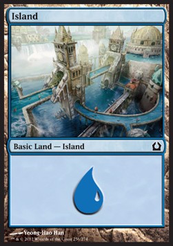Island (V.2) - Return to Ravnica (Land) [RTR-256]