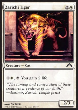 Zarichi Tiger - Gatecrash (Common) [GTC-28]