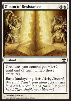 Gleam of Resistance - Modern Masters (Common) [MMA-17]