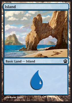 Island (V.4) - Theros (Land) [THS-237]