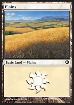 Plains (V.2) - Theros (Land) [THS-231]