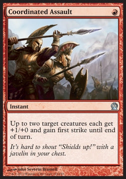 Coordinated Assault - Theros (Uncommon) [THS-116]