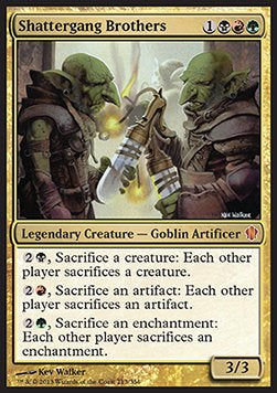 Shattergang Brothers (V.1) - Commander 2013 (Mythic) [C13-213]