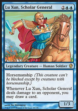Lu Xun, Scholar General - Commander 2013 (Rare) [C13-49]