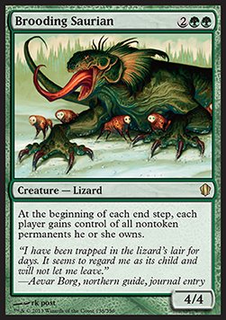 Brooding Saurian - Commander 2013 (Rare) [C13-138]