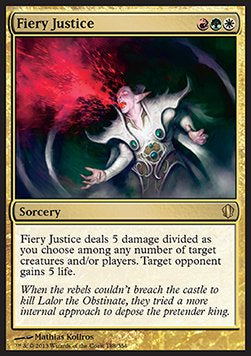 Fiery Justice - Commander 2013 (Rare) [C13-188]