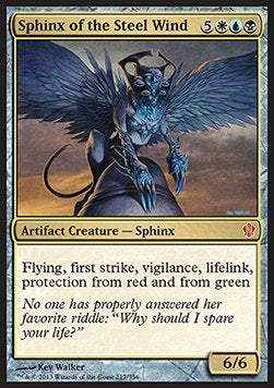 Sphinx of the Steel Wind - Commander 2013 (Mythic) [C13-217]