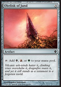 Obelisk of Jund - Commander 2013 (Common) [C13-252]