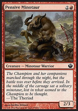 Pensive Minotaur - Journey into Nyx (Common) [JOU-105]