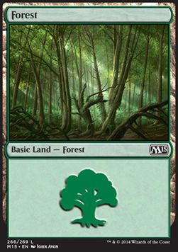 Forest (V.1) - Magic 2015 (Land) [M15-266]