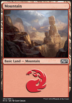 Mountain (V.1) - Magic 2015 (Land) [M15-262]