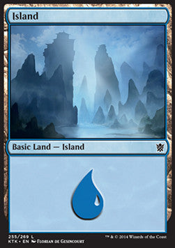 Island (V.2) - Khans of Tarkir (Land) [KTK-255]