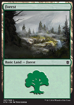 Forest (V.2) - Khans of Tarkir (Land) [KTK-267]