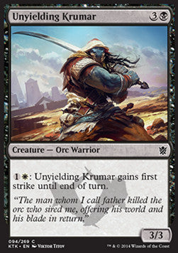 Unyielding Krumar - Khans of Tarkir (Common) [KTK-94]