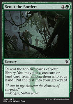 Scout the Borders - Khans of Tarkir (Common) [KTK-148]