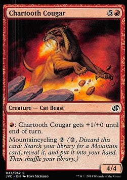 Chartooth Cougar - Duel Decks: Anthology (Common) [DD3-4047]