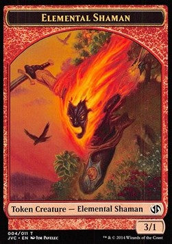 Elemental Shaman Token (Red 3/1) - Duel Decks: Anthology (Token) [DD3-T4]
