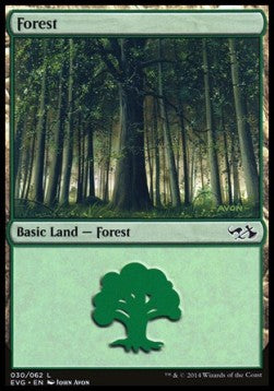 Forest (V.8) - Duel Decks: Anthology (Land) [DD3-1030]