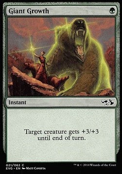 Giant Growth (V.2) - Duel Decks: Anthology (Common) [DD3-1021]