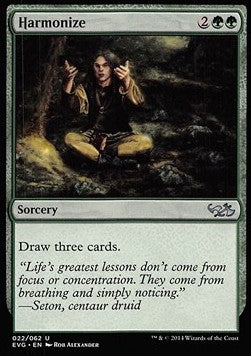 Harmonize (V.1) - Duel Decks: Anthology (Uncommon) [DD3-1022]