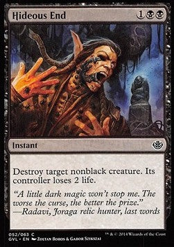 Hideous End - Duel Decks: Anthology (Common) [DD3-8052]