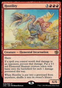 Hostility - Duel Decks: Anthology (Rare) [DD3-4048]