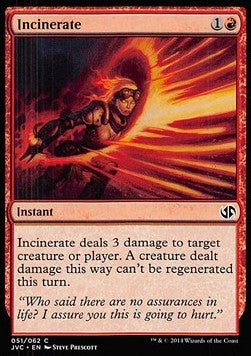 Incinerate - Duel Decks: Anthology (Common) [DD3-4051]