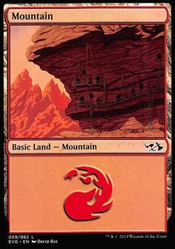 Mountain (V.1) - Duel Decks: Anthology (Land) [DD3-2059]