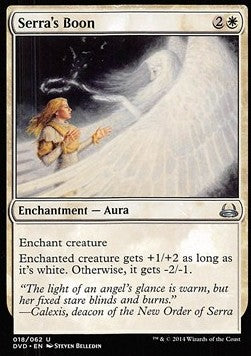 Serra's Boon - Duel Decks: Anthology (Uncommon) [DD3-5018]